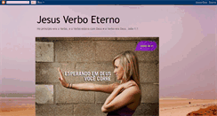 Desktop Screenshot of jesusverboeterno.blogspot.com