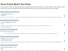 Tablet Screenshot of novascotiabeachseaglass.blogspot.com