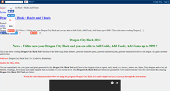Desktop Screenshot of mydragon-cityhack.blogspot.com