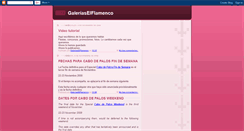 Desktop Screenshot of galeriaselflamenco.blogspot.com