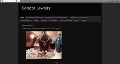 Desktop Screenshot of coracorjewelry.blogspot.com