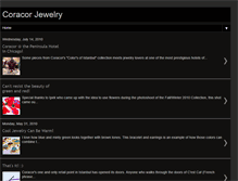 Tablet Screenshot of coracorjewelry.blogspot.com