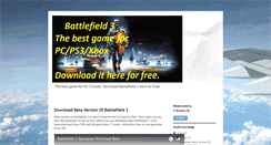 Desktop Screenshot of battlefield3-download.blogspot.com