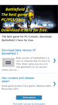 Mobile Screenshot of battlefield3-download.blogspot.com