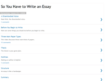 Tablet Screenshot of douglasessaywriting.blogspot.com