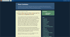 Desktop Screenshot of possecomitatusdotcom.blogspot.com