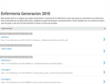 Tablet Screenshot of enfermeriagen2010.blogspot.com
