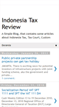 Mobile Screenshot of indonesiataxreview.blogspot.com