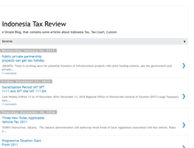 Tablet Screenshot of indonesiataxreview.blogspot.com