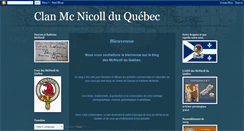 Desktop Screenshot of clanmcnicollduquebec.blogspot.com