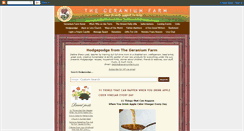 Desktop Screenshot of geraniumfarmhodgepodge.blogspot.com