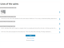 Tablet Screenshot of livesofsaints.blogspot.com