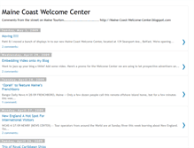 Tablet Screenshot of maine-coast-welcome-center.blogspot.com