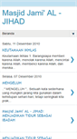 Mobile Screenshot of masjidjamial-jihad.blogspot.com
