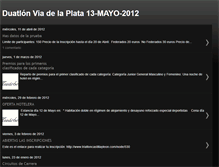 Tablet Screenshot of duatlonviadelaplata.blogspot.com