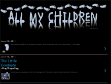 Tablet Screenshot of 4allmychildren.blogspot.com