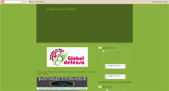 Desktop Screenshot of animalliberacion.blogspot.com