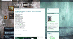 Desktop Screenshot of annasformblogg.blogspot.com