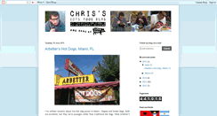 Desktop Screenshot of chrisstokesfoodblog.blogspot.com