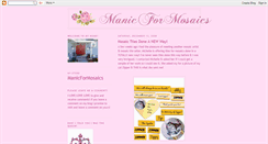 Desktop Screenshot of manicformosaics.blogspot.com