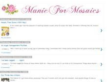 Tablet Screenshot of manicformosaics.blogspot.com