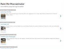 Tablet Screenshot of paintpotprocrastinator.blogspot.com