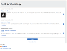 Tablet Screenshot of geekarchaeology.blogspot.com