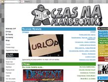 Tablet Screenshot of czasnaplanszowki.blogspot.com