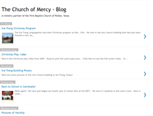 Tablet Screenshot of churchofmercy.blogspot.com