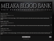 Tablet Screenshot of melakabloodbank.blogspot.com