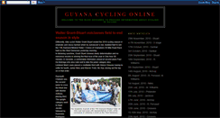 Desktop Screenshot of guyanacyclingonline.blogspot.com