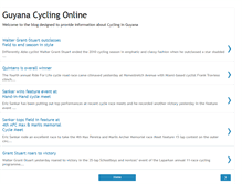 Tablet Screenshot of guyanacyclingonline.blogspot.com