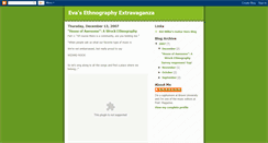 Desktop Screenshot of ethnographyextravaganza.blogspot.com