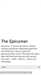 Mobile Screenshot of dailyepicurean.blogspot.com