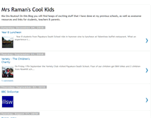 Tablet Screenshot of mrsramanscoolkids.blogspot.com