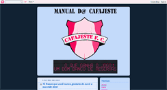 Desktop Screenshot of manualcafajeste.blogspot.com