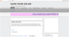 Desktop Screenshot of earnonlinebd13.blogspot.com