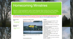 Desktop Screenshot of homecomingministries.blogspot.com