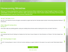 Tablet Screenshot of homecomingministries.blogspot.com