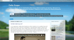Desktop Screenshot of deltascape.blogspot.com