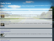 Tablet Screenshot of deltascape.blogspot.com