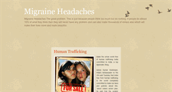 Desktop Screenshot of migraine-problems.blogspot.com