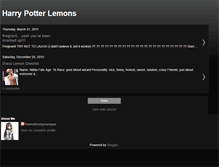 Tablet Screenshot of harrypotterlemons.blogspot.com