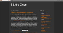 Desktop Screenshot of 3little1.blogspot.com