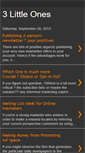 Mobile Screenshot of 3little1.blogspot.com