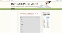 Desktop Screenshot of intenciondevoto.blogspot.com