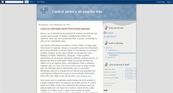 Desktop Screenshot of controlandoaviones.blogspot.com