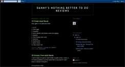 Desktop Screenshot of dannyreviews.blogspot.com