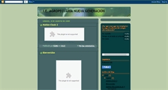 Desktop Screenshot of ngeneracioncuchillacauca.blogspot.com