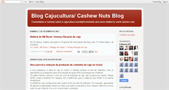 Desktop Screenshot of cajucultura.blogspot.com
